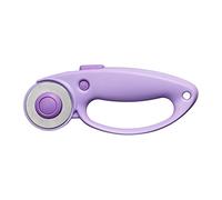 Fiskars Couteau rotatif Poignée en boucle 45 mm pour droitier et gaucher Ultra Lilas