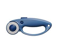 Fiskars Cutter Rotatif, Couteau rotatif avec Poignée en Boucle, pour Droitier et Gaucher, 45 mm, Mountain Haze (Bleu), 1066465