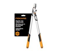 Fiskars DualAction Élagueur 2 en 1 avec deux modes de coupe, mode S pour cisailles précises pour les tiges, mode L pour l'alimentation à travers les branches, lame en acier à faible friction, capacité