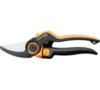 Fiskars Sécateur Bypass X-Series DualAction P981 - 2-en-1, poignée ergonomique, Noir/Orange