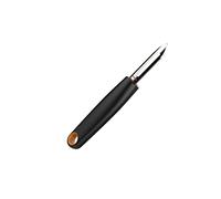 Fiskars Économe à lame fixe, Longueur: 18 cm, Acier/Plastique, Functional Form, Noir/Orange, 1014418