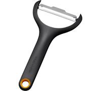 Fiskars Économe Functional Form – Éplucheur en Y, lame pivotante, poignée ergonomique, noir/orange