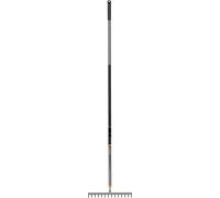 Fiskars Ergonomic Soil Rake avec manche courbé 1077112