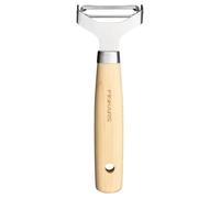 Fiskars Folken Éplucheur Y à Lame Pivotante, Éplucheur pour Fruits et Légumes, Lame en Acier de Haute Qualité, Manche en Bois d'Érable Certifié FSC, 1075682