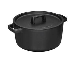 Fiskars Folken Fait-Tout en Fonte avec Couvercle, 4 L, Émaillée, Compatible Tous Feux, 1075698