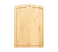 Fiskars Folken Planche à Découper avec Rainure à Jus, 36 x 25 cm | Planche à Découper, Bois de Bouleau Certifié FSC, 1075680