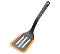 Fiskars Spatule Functional Form 1079964 - souple, support intégré, 29,5 cm, 220°C, noir/orange