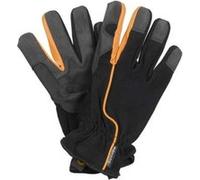 Fiskars Gants de travail et de jardin, Taille 8, Noir/Orange, 1003478