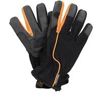 Fiskars Gants de travail et de jardin, Taille 10, Noir/Orange, 1003477