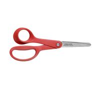 Fiskars Ciseaux enfant pour gauchers Classic – 13 cm, +8 ans, lames inox, rouge (1005169)