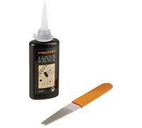 Fiskars Kit d’entretien pour les outils de coupe, Avec lime diamant, flacon d’huile et guide d’entretien, 1001640, Orange