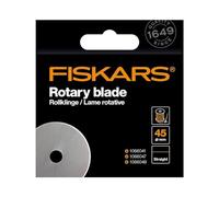 Fiskars Lame de Rechange originale, Lame Rotative pour coupes droites, avec support de Lame, Ø 45 mm, Acier, 1066042, Grey