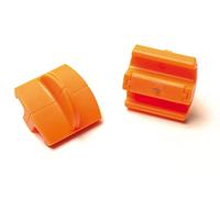 Fiskars Lames de rechange originales pour massicots, 2 unités, Coupe droite, High Profile TripleTrack, Orange, 1003904
