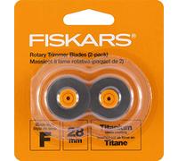 Fiskars Lames de Rechange pour Massicot Rotatif, Titane, Argent/Orange