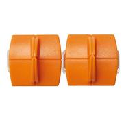 Fiskars Lames pour massicots TripleTrack Titanium High Profile - coupe droite - 2 unités Orange
