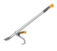 Fiskars Levier d'abattage WoodXpert L – 115 cm, crochet de levage, acier forgé