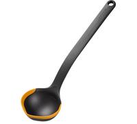 Fiskars Louche à soupe Functional Form – bords en silicone, échelle graduée, 36,2 cm