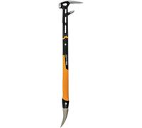 Fiskars Marteau multifonction IsoCore L, Pour divers travaux de démolition, Longueur : 75,3 cm, Poids : 2,6 kg, Noir/Orange, 1027221