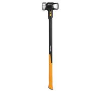 Fiskars Masse IsoCore XL, Pour démolir et enfoncer des poteaux, 92 cm, 5,67 kg, Noir/Orange, 1020164