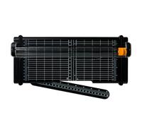 Fiskars Massicot SureCut A4 - 30 cm, Recyclée, Lame avec revêtement en titane, Écologique, 1004639, Noir