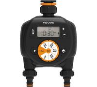 FISKARS® Minuteur d'eau double raccordement avec 2 sorties