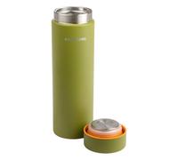 Fiskars On-the-go, Gourde Isotherme 0,5 L, Gourde Anti-Fuite et Sans BPA pour Boissons Chaudes et Froides, Design Compact pour le Jardin et l'Extérieur, Hauteur 22cm, Acier Inoxydable, Vert, 1078760