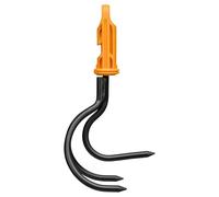 Fiskars OneClick Cultivateur, Accessoire pour Ameublir et Aérer Le Sol, Changement Facile en Un Clic, Lame en Acier Trempé, Noir/Orange, 1080686
