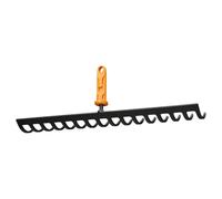 Fiskars Accessoire Râteau OneClick 16 dents – Acier trempé, changement en un clic, Noir/Orange