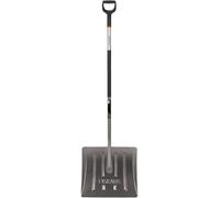 Fiskars Pelle à neige, Largeur: 44 cm, Plastique/Aluminium, Noir/Argenté, 1001636
