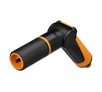 Fiskars Pistolet d'Arrosage, 2 Fonctions, Avec Jet Droit et Brume, Contrôle de Débit en Continu par le Pouce, Taille Universelle, Noir/Orange, 1065487