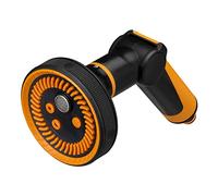Fiskars Pistolet d'Arrosage Multi, 5 Fonctions, Contrôle de Débit en Continu par le Pouce, Taille Universelle, Noir/Orange, 1065485
