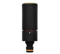 Fiskars Pistolet d'Arrosage, Réglable en continu, Pistolet SoftGrip, Taille universelle, 10,7 cm, Ø 3,6 cm, 59 g, Noir/Orange, 1027088