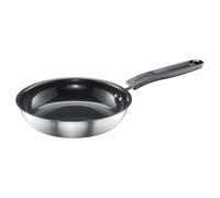 Fiskars Poêle, Ø 20 cm, Poêle Anti-adhésive, Convient pour toutes les Cuisinières, Inox recyclé, Functional Form, Argent/Noir, 1072249
