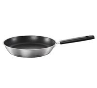 Fiskars Poêle, Ø 28 cm, Convient à Toutes les Plaques de Cuisson, Aluminium/Plastique, Résiste aux Rayures, Hard Face, Noir, 1 052 247