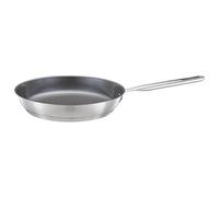 Fiskars Poêle, Ø 28 cm, Poêle Anti-adhésive, Convient pour toutes les Cuisinières, Inox recyclé, All Steel, Argenté, 1064745