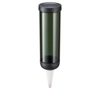 Fiskars Distributeur d'Eau pour Plantes, Urban Plant Care, Pour l'Intérieur et les Balcons, 350 ml, Jusqu'à 5 Jours d'Arrosage Continu, 6,4 x 25 cm, Céramique/Plastique, Vert Foncé, 1075380