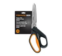 Fiskars PowerArc Shop Ciseaux dentelés robustes, 20,3 cm, acier inoxydable, prise en main confortable, pour construction, découpe de matériaux, isolants, ruban adhésif, carton, corde et Tyvek