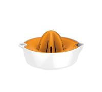 Fiskars Presse-agrumes avec réservoir, Diamètre: 11,9 cm, Plastique, Functional Form, Blanc/Orange, 1016125
