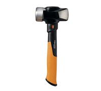 Fiskars Pro IsoCore Marteau de club de 1,8 kg (35,6 cm) - Marteau de forage avec démolition et face d'entraînement calée, poignée absorbant les chocs - Outils de construction et d'amélioration de
