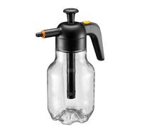 Fiskars Pulvérisateur à Pression, pour les Traitements des plantes à base d'eau, Pulvérisation réglable, Soupape de sécurité pour la stabilité de la pression, 1,8 l, Noir/Orange/Transparent, 1027379