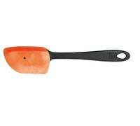 Fiskars Racloir à Pâte résistant jusqu'à 180 °C de température, Essential, Plastique/silicone, longueur 25 cm, Noir/orange, 1065591