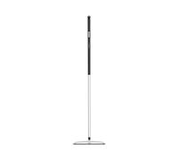 Fiskars Râteau de jardin à 13 dents, Longueur : 164 cm, Largeur: 37,3 cm, Noir/Orange, Aluminium/Plastique, Xact, M, 1027039
