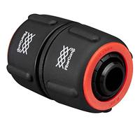 Fiskars Réparateur de Tuyau, Ø 19 mm (3/4"), avec Système de Code Couleur, Taille universelle, FiberComp, 30 g, Noir/Rouge, 1054785