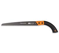 Fiskars Scie à lame fixe SW84, lame fixe, étui de rangement en plastique inclus, longueur de la lame : 33 cm, lame en acier inoxydable, noir/orange