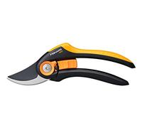 Fiskars Sécateur à Lame Franche, Plus SmartFit, P541, Pour Branches et Rameaux Frais, Revêtement Antiadhésif, Lames en Acier Inoxydable, Longueur : 20,1 cm, Noir/Orange, 1057169