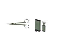 Fiskars Sécateur avec Support, Urban Plant Care, Pour des Coupes Fines sur les Plantes d'Intérieur, Longueur Totale 17 cm, Acier Inoxydable/Plastique, Vert Foncé/Noir, 1075315