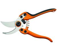 Fiskars Sécateur professionnel PB-8 M – Lames franches en acier, 20 cm Noir/Orange