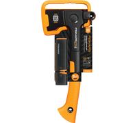 Fiskars Set de haches universelles (Xs) X14 + Xsharp™ Aiguiseur de couteaux et de haches 1075432