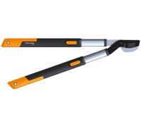 Fiskars 1013564 - Coupe-branche télescopique à lames franches - 5 cm - Acier trempé - Longueur du manche: 66-90 cm