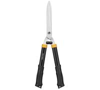 Fiskars Cisaille à haies HS21, Pour tailler les haies et les buissons, Longueur : 59 cm, Lames en acier trempé/Poignée en plastique doux au toucher, Noir/Orange, 1026827